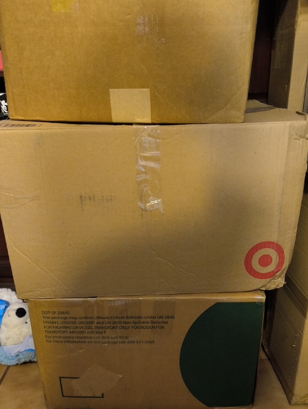 3 Of  Oversized Labels For Shipping